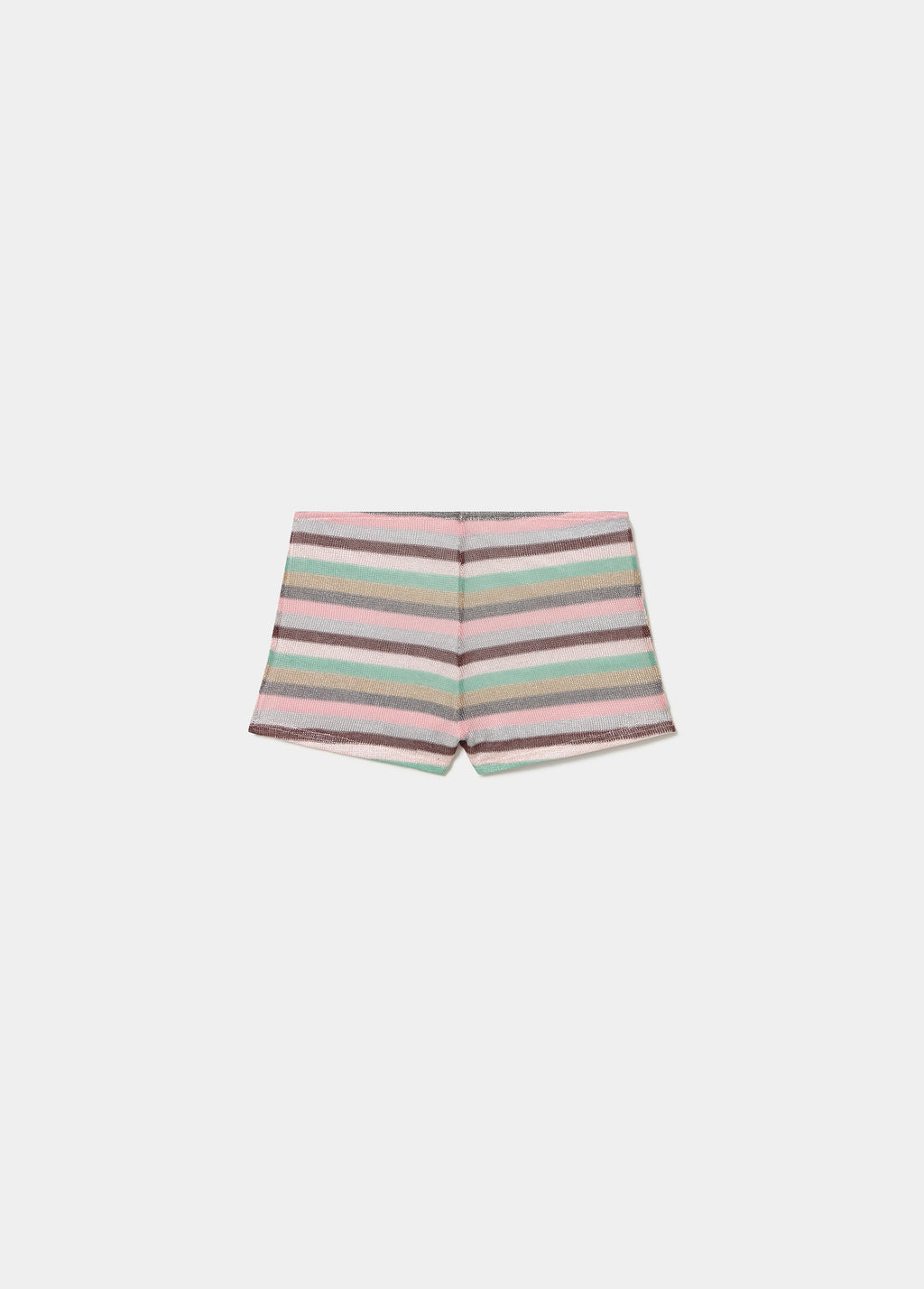 Short red raya tejida