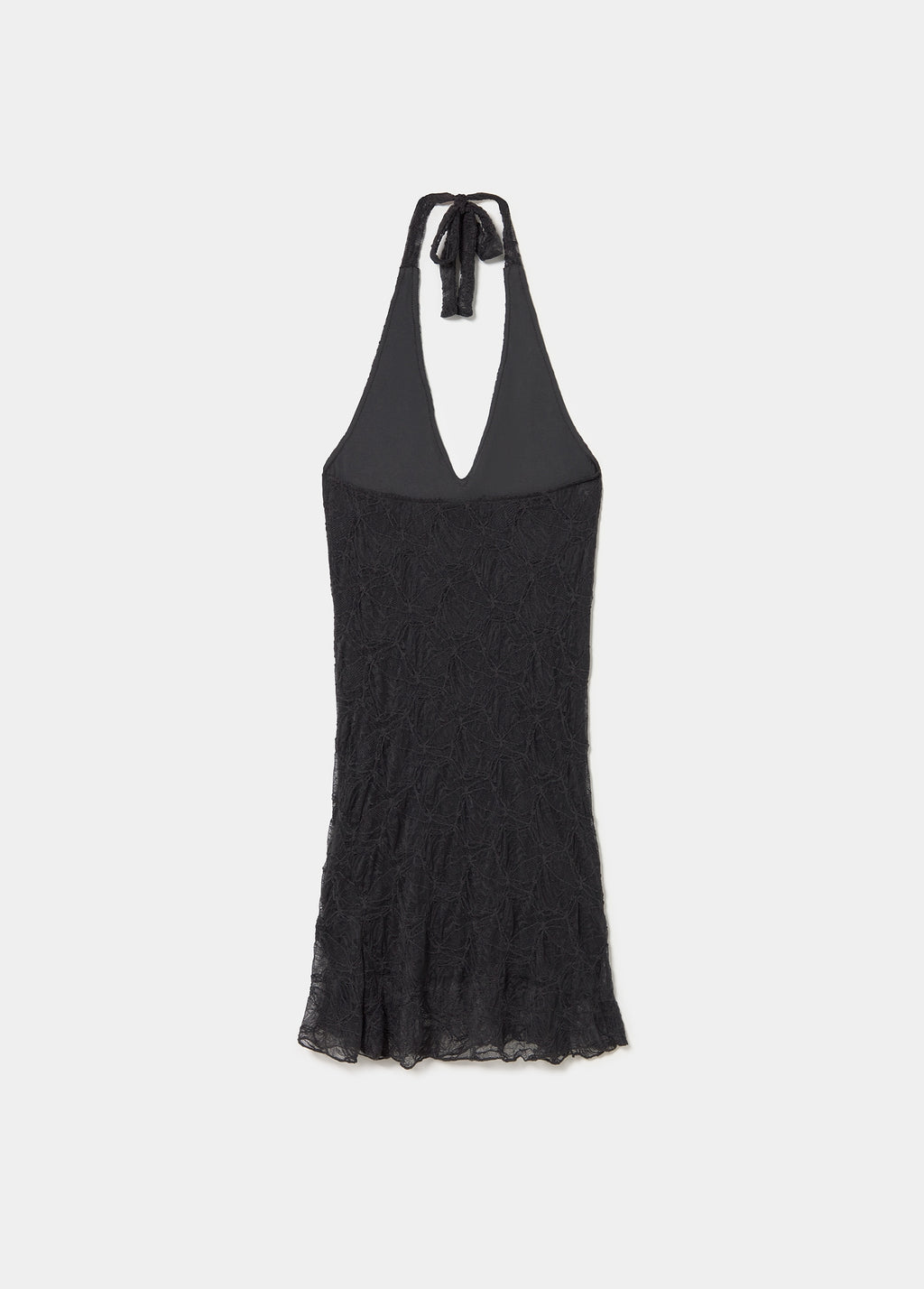 Vestido halter lace
