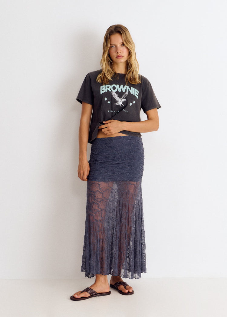 Ruched skirt