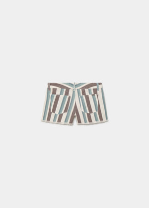 Short stampato righe