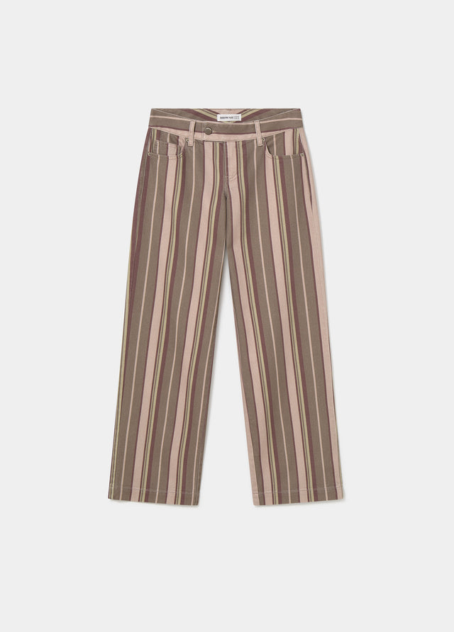 Pantalón raya estampada