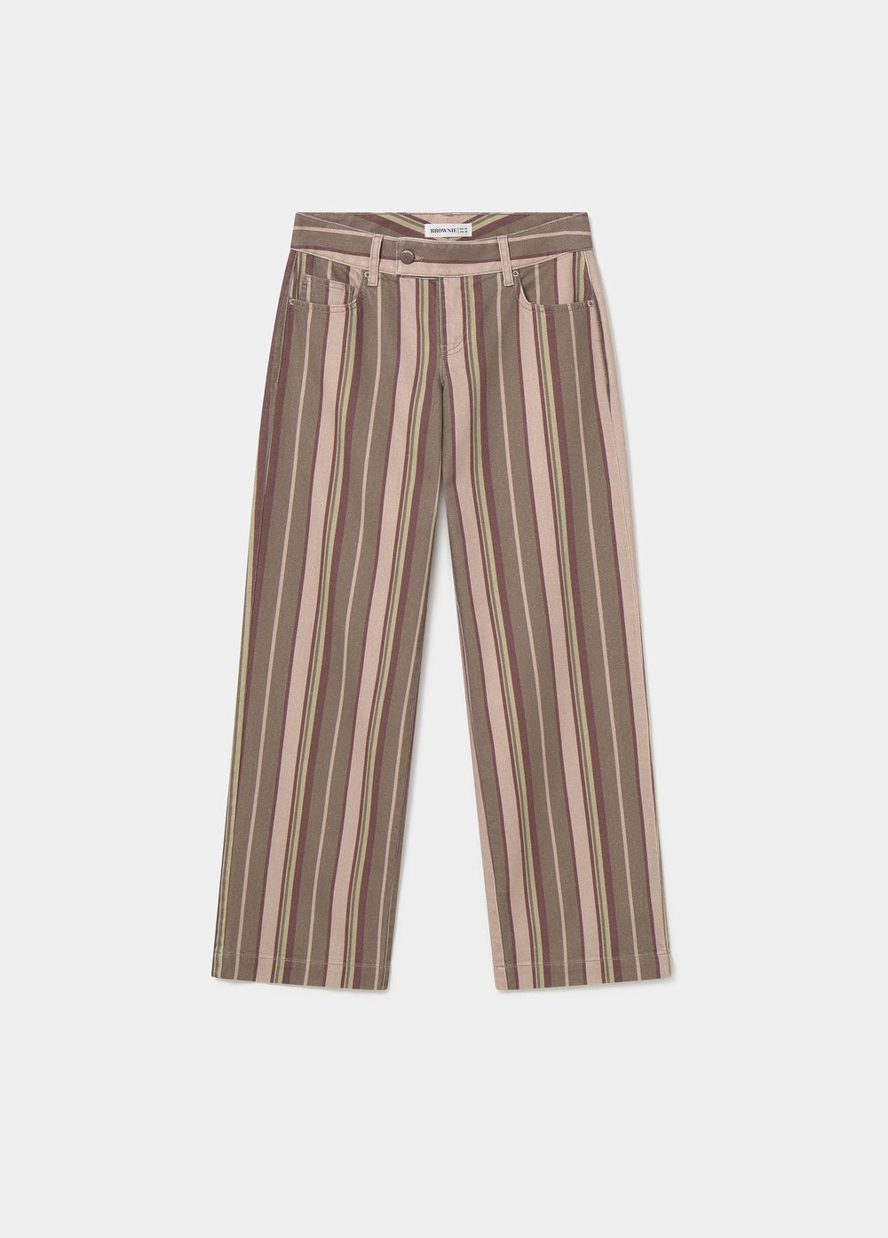 Pantaloni a righe stampati