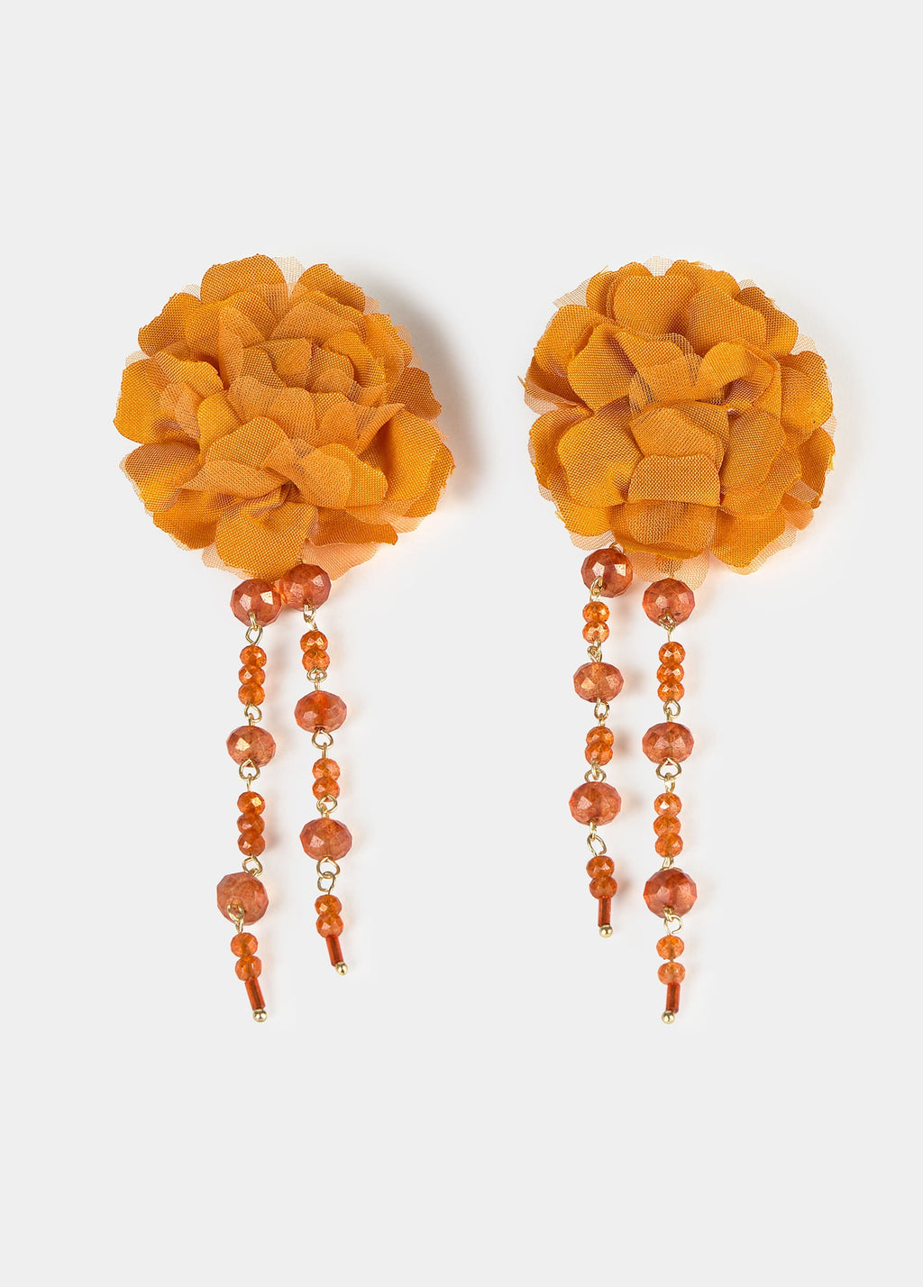 Pendientes flores cascada
