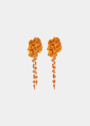 Cascading flower earrings