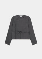 Blusa cuadros detalle botones
