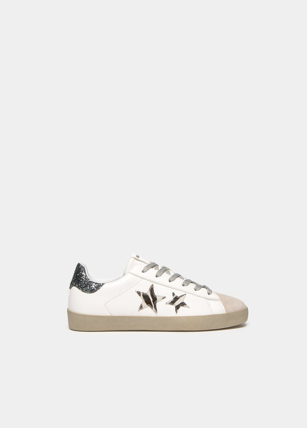 Zapatilla glitter animal print