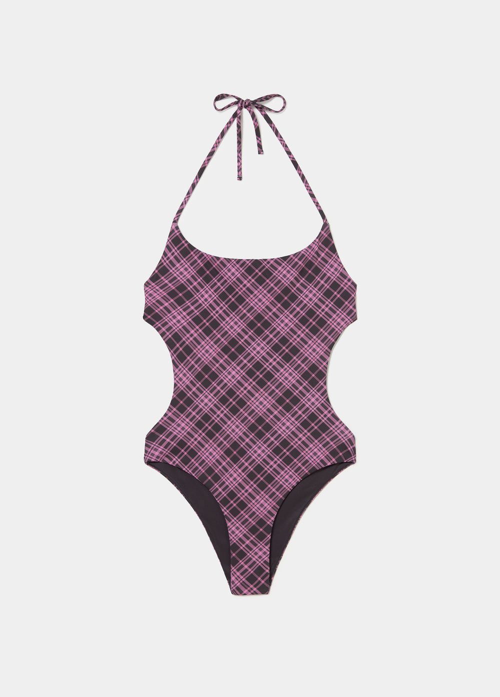 Checkered swimsuit