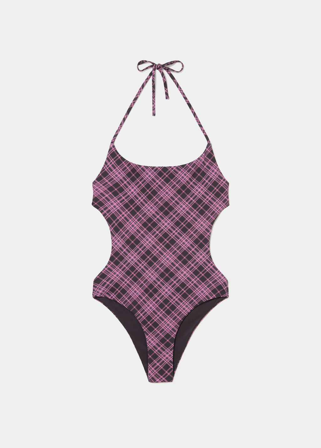 Checkered swimsuit