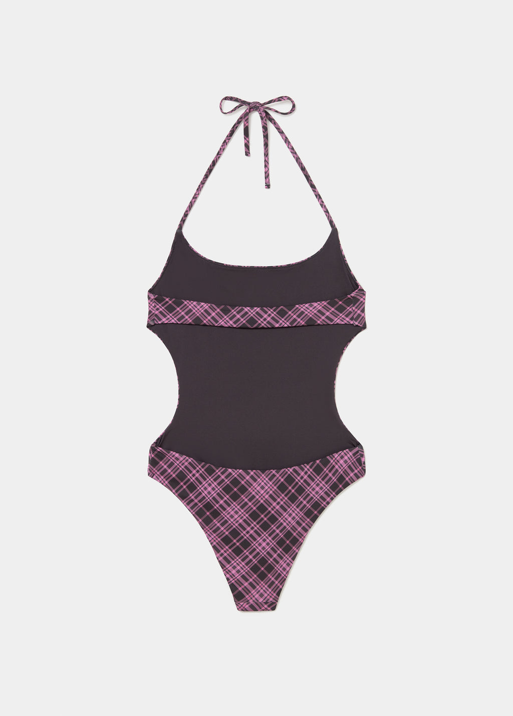Checkered swimsuit