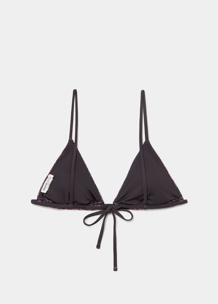 Triangle bikini with printed
