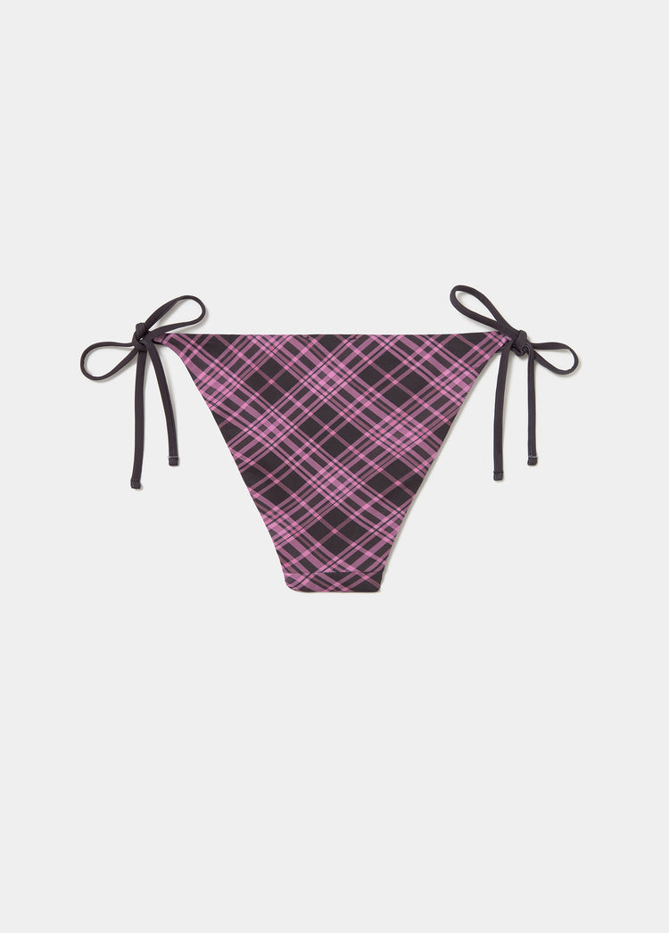 Baguita bikini cuadros estampado