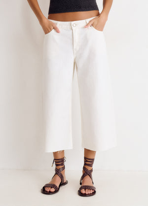 Cropped culotte Trouser
