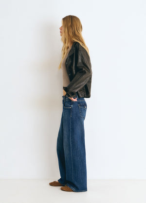Jean large taille basse
