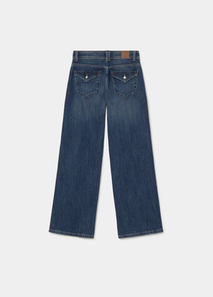 Jean large taille basse