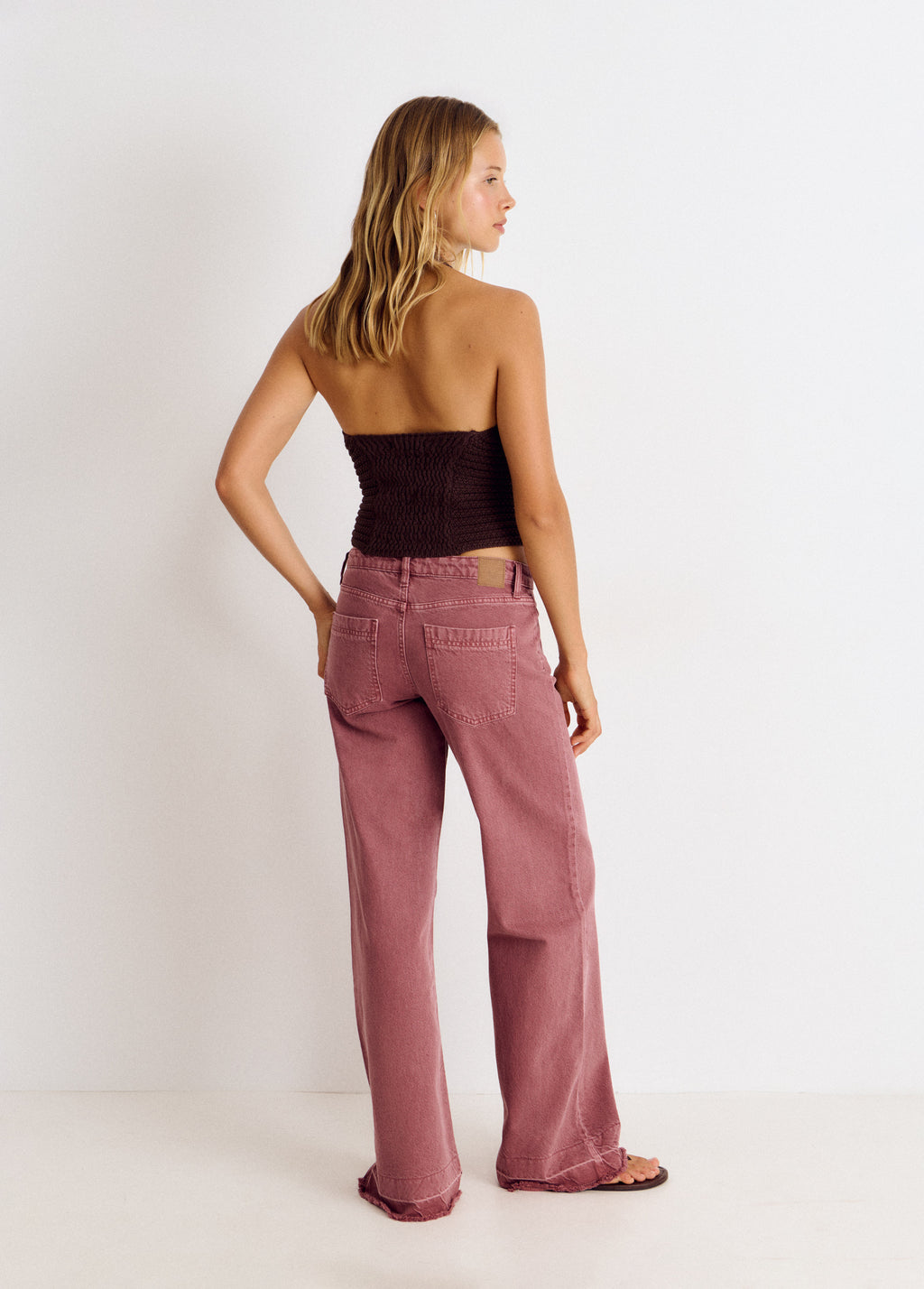 Trousers with front pockets
