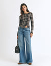 Jeans básico tiro medio