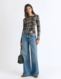 Jeans básico tiro medio