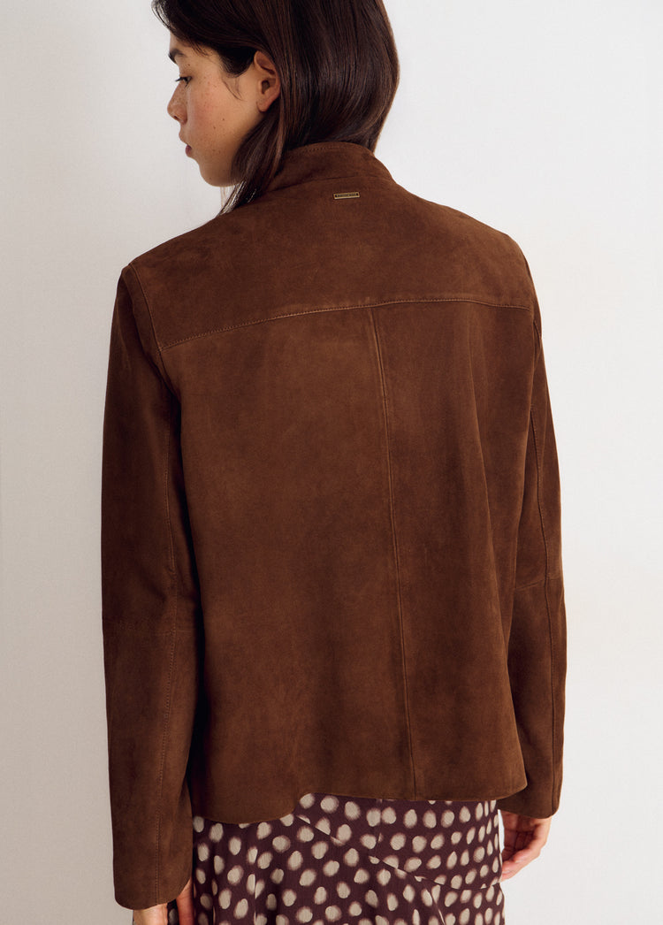 Chaqueta cuello mao piel