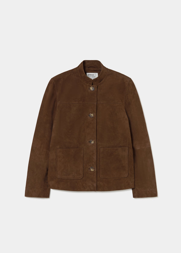 Chaqueta cuello mao piel