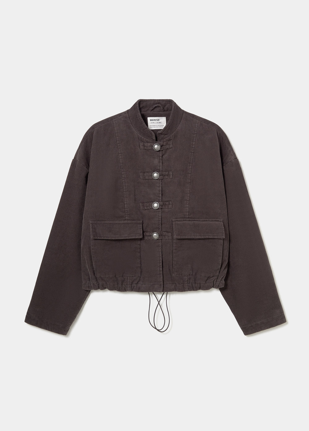 Veste matelassée en velours côtelé