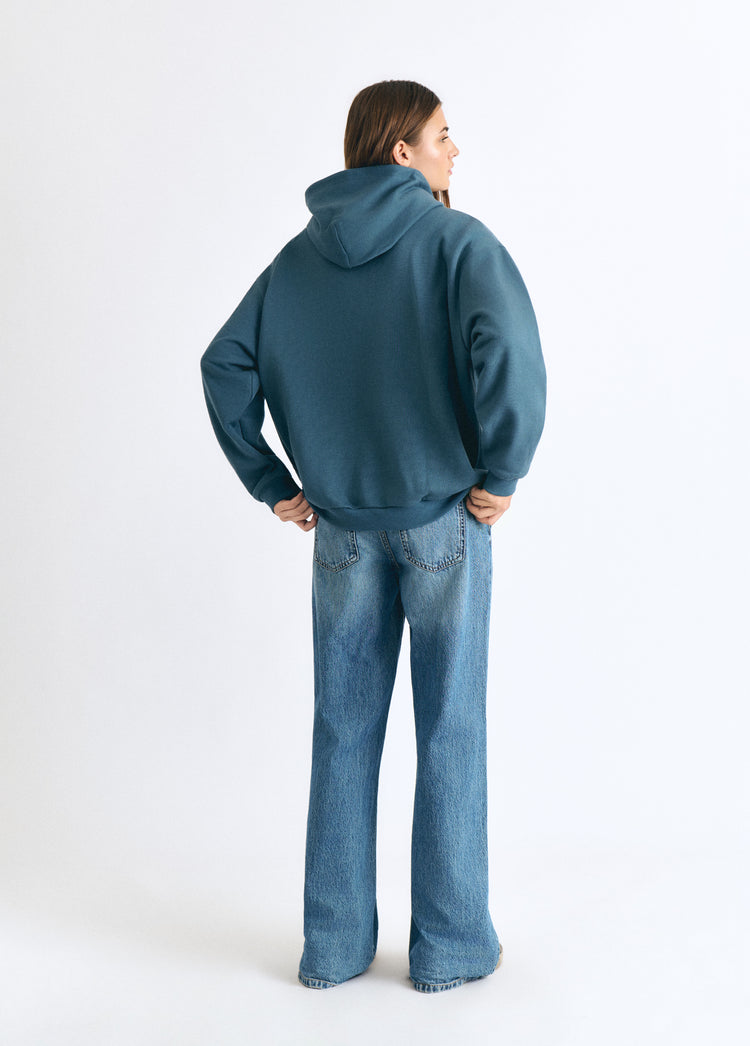 Hoodie met tekstprint