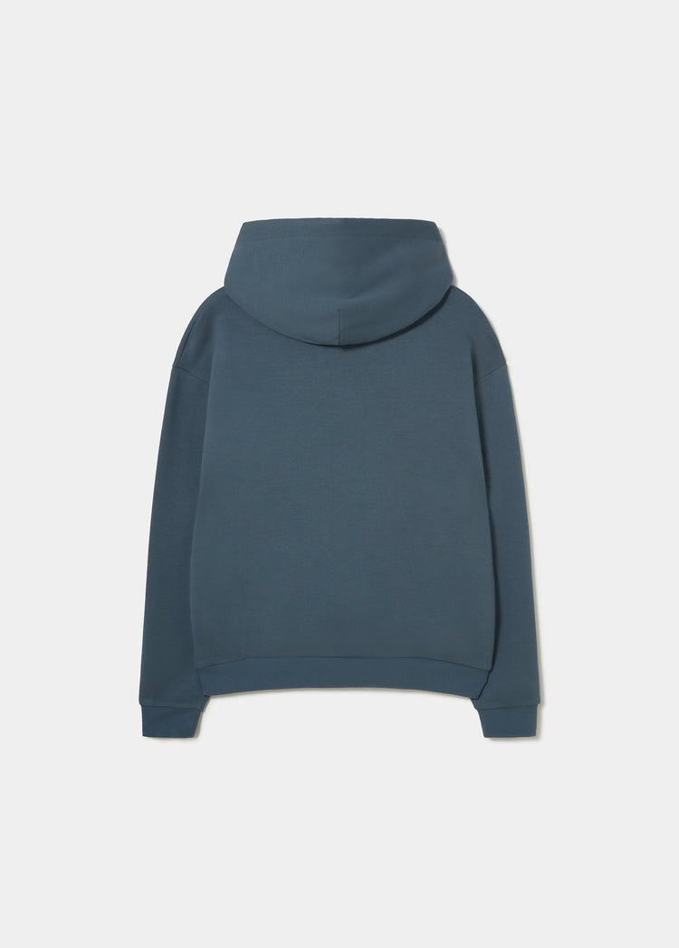 Sweat-shirt à capuche avec imprimé texte