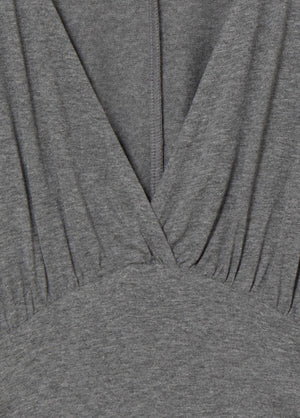 Camiseta entallada cintura escote