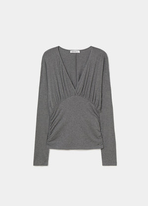 Camiseta entallada cintura escote