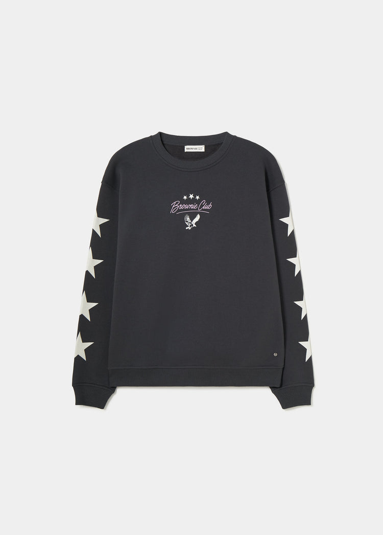 Sweat-shirt imprimé aigles