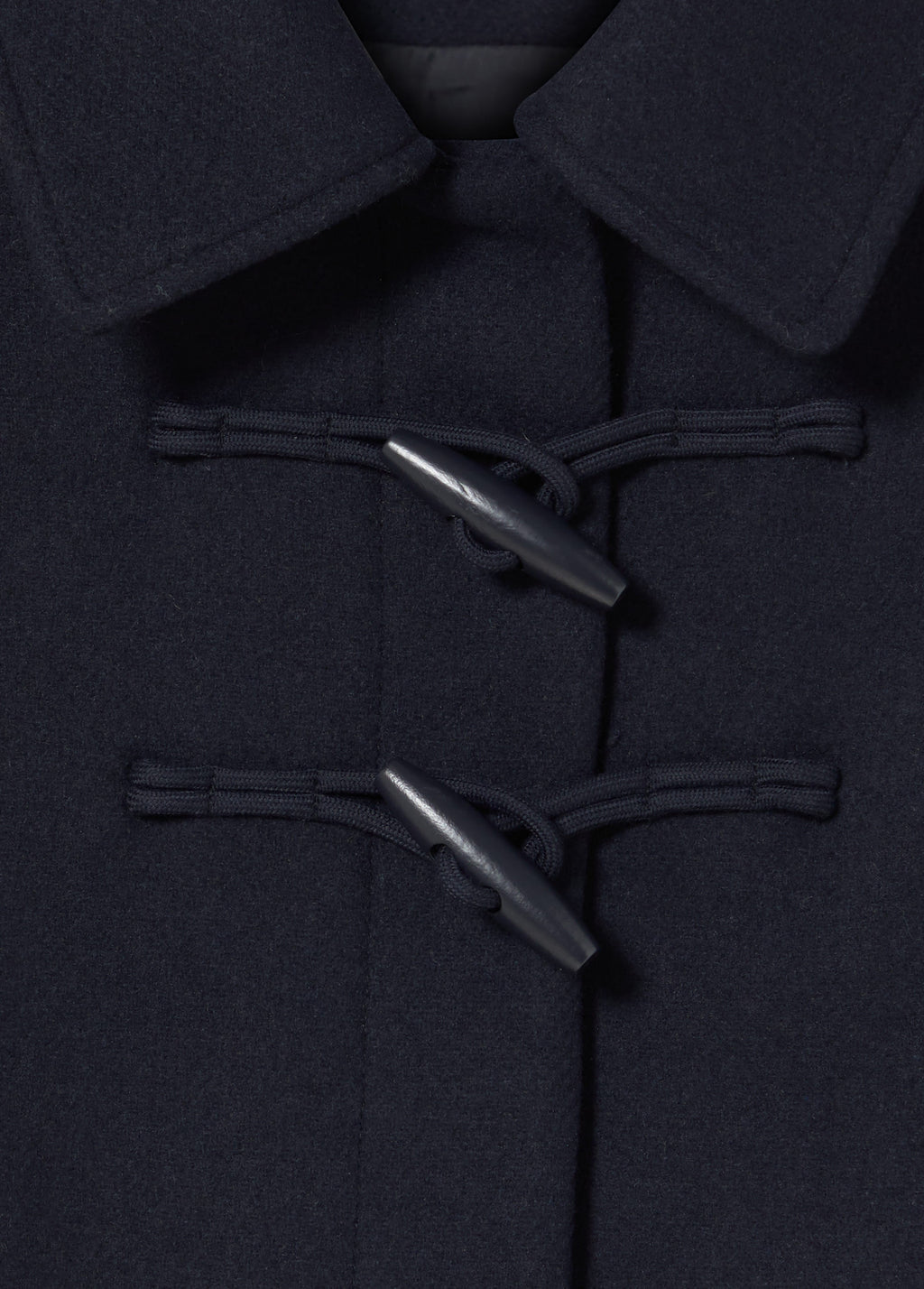 Short coat with frog closures