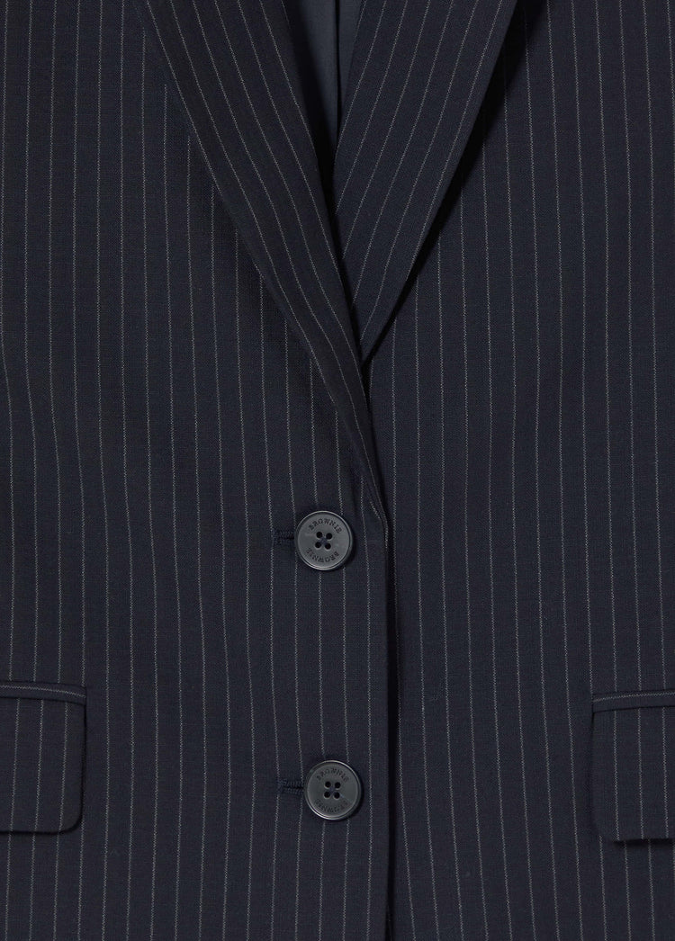 Blazer mit Nadelstreifen