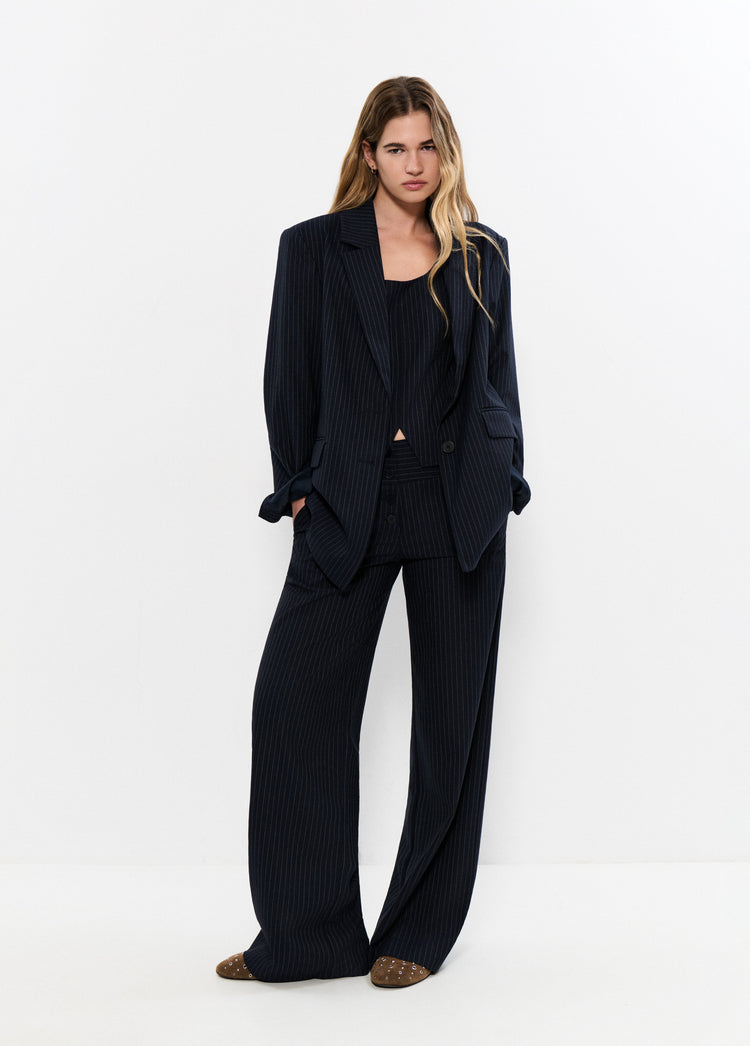 Blazer mit Nadelstreifen