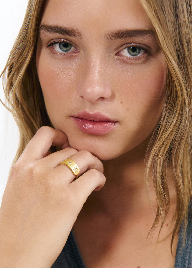 Ring aus glitzernden Sternen