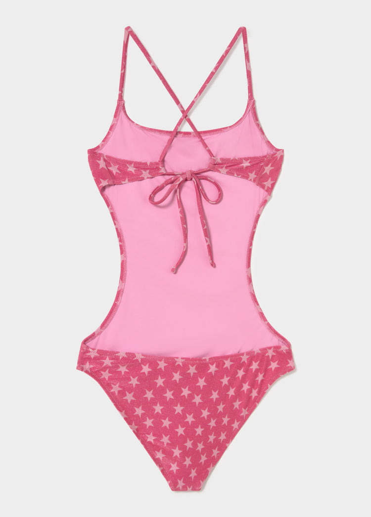 Banador cut out estrellas hilo met