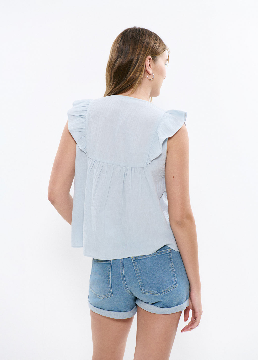 Blusa bordado pecherín
