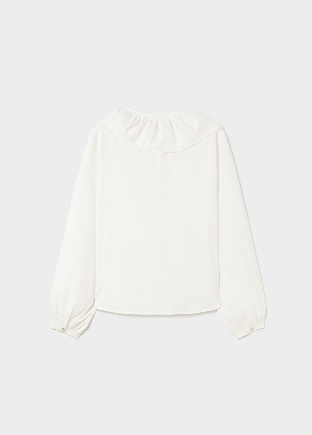 Blouse broderies nœud