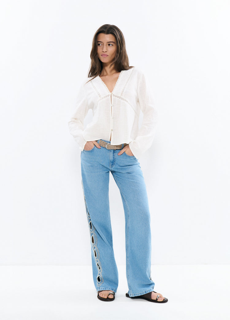 Blusa romántica