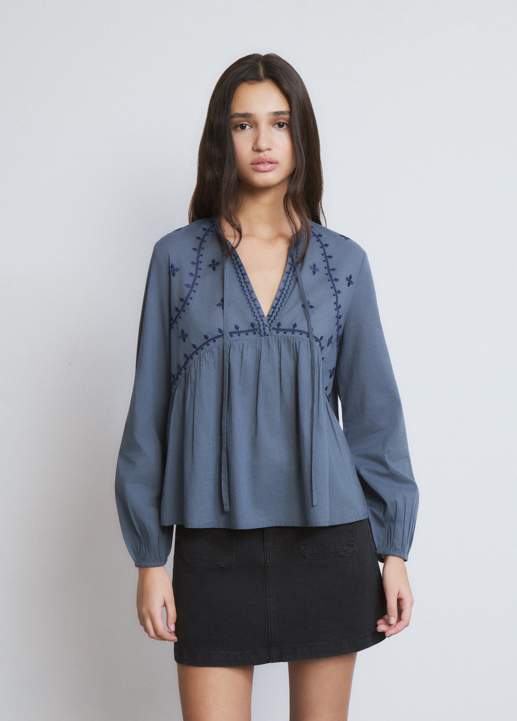 Embroidered blouse