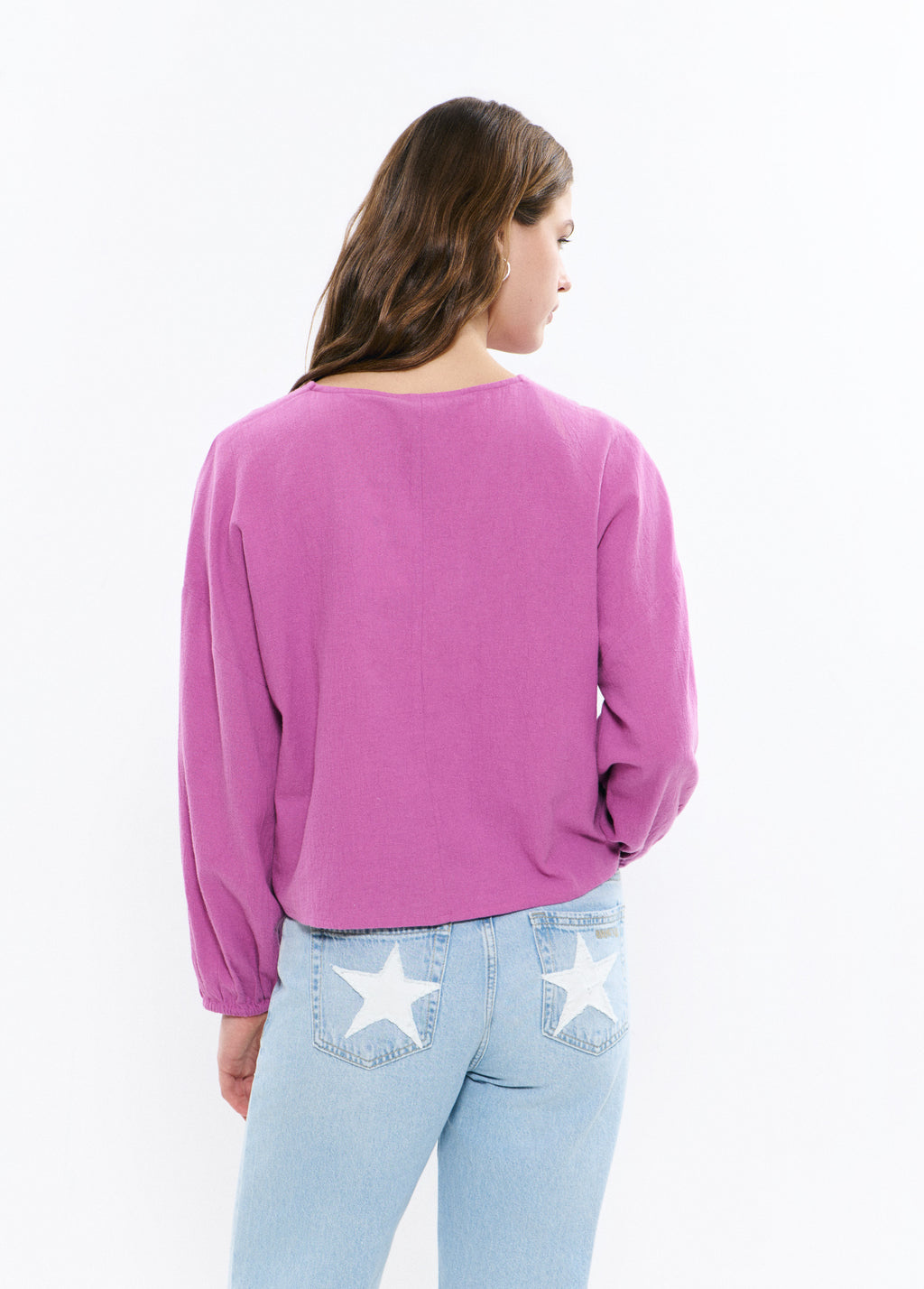 Blouse brodée