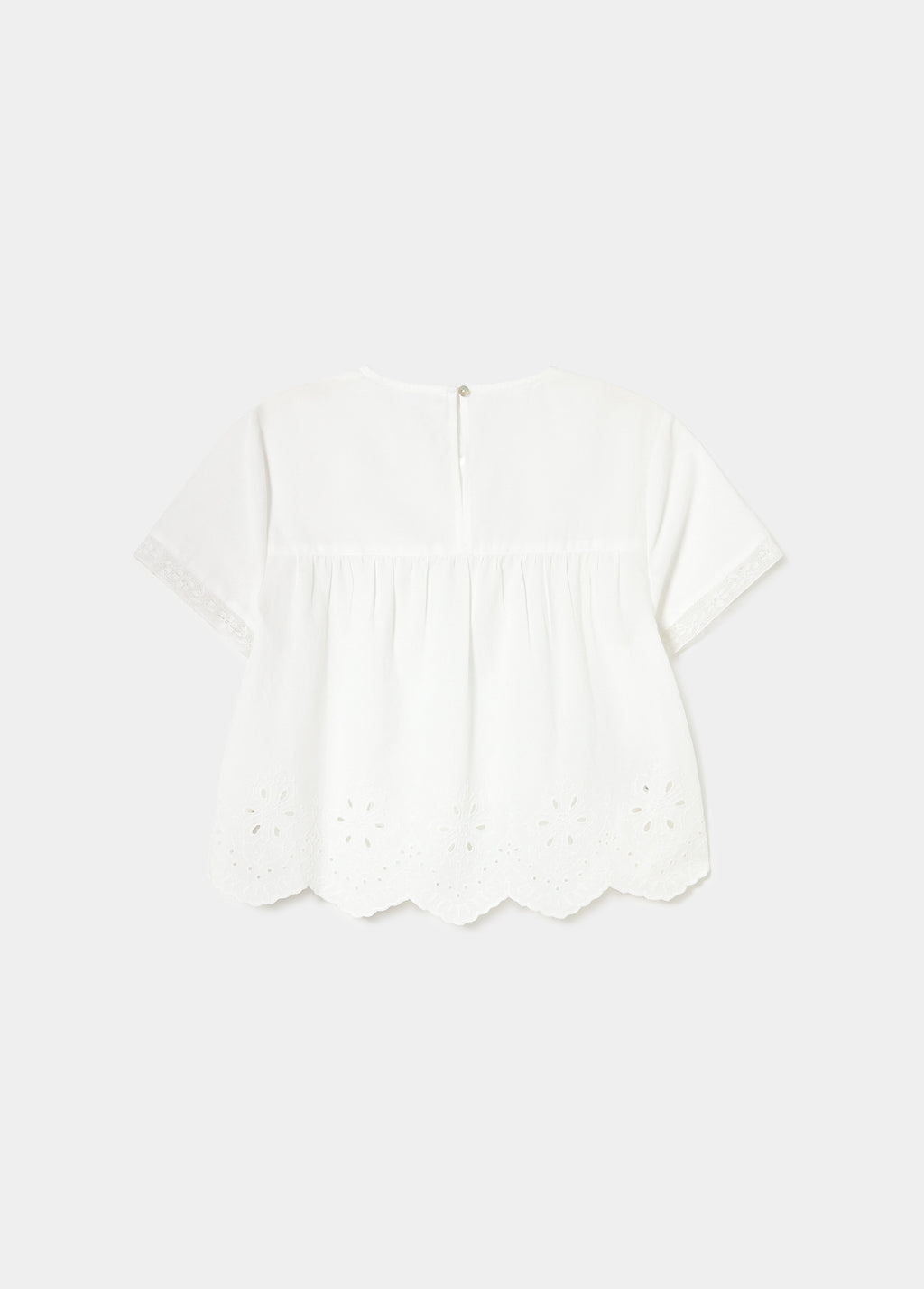 Blouse met kanten details
