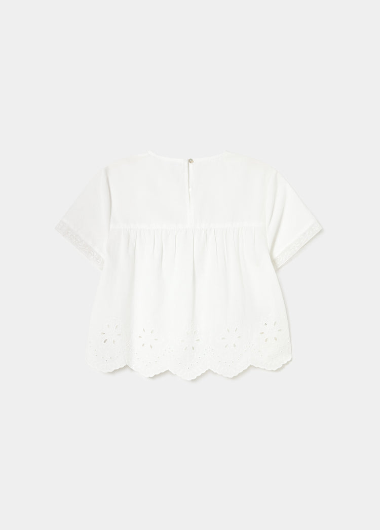 Blusa detalle laces