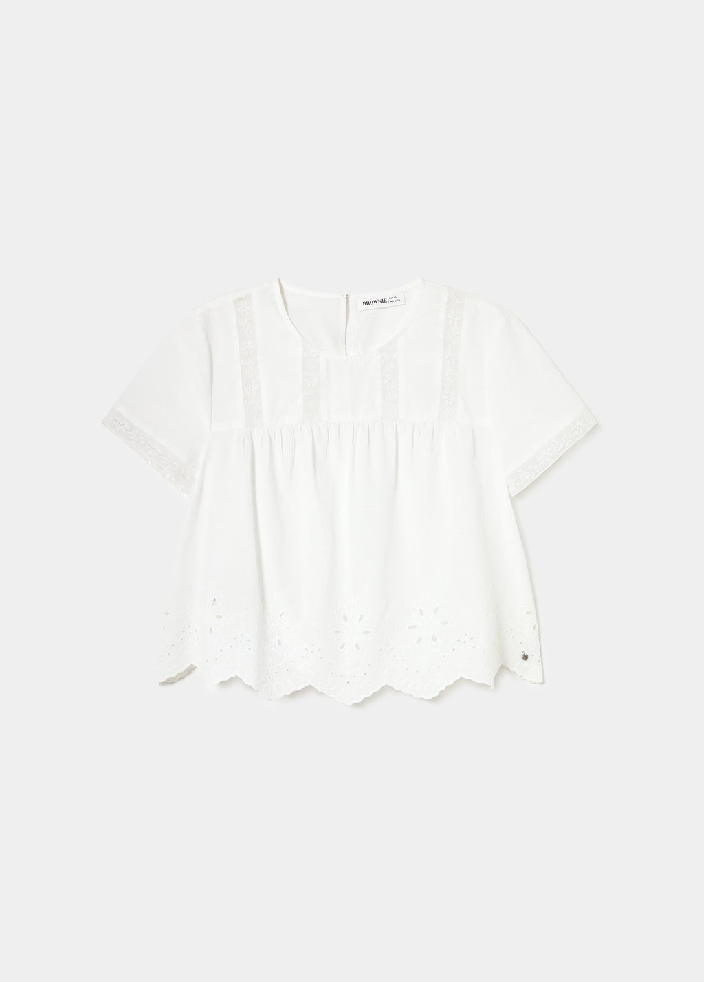 Blouse met kanten details