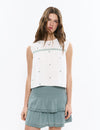 Blusa dobetela bordados