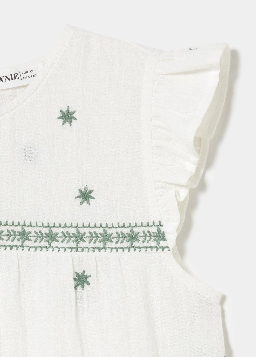 Blouse dobetela brodée
