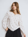 Blusa dobletela brodats
