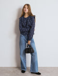Blusa dobletela bordados