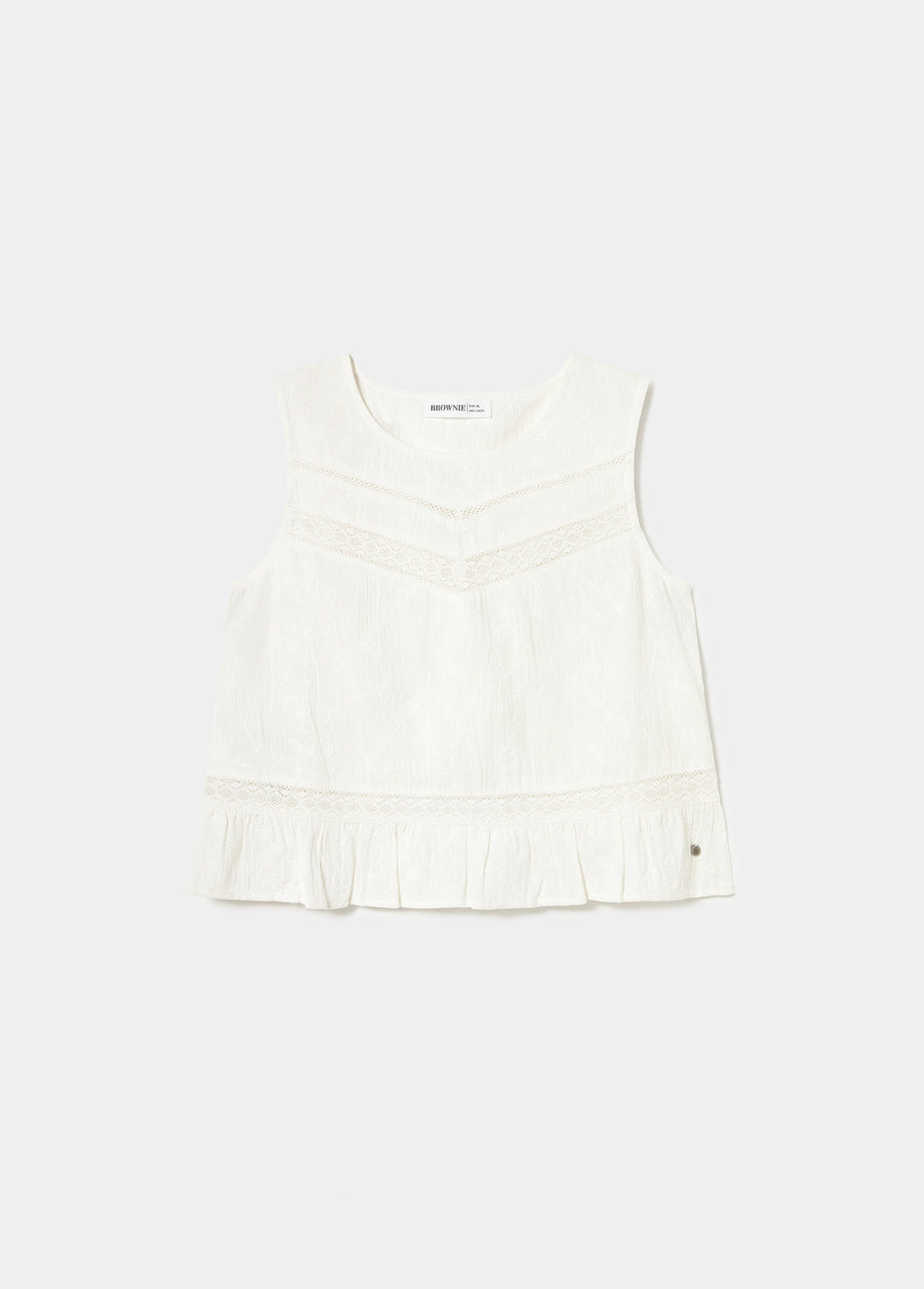 Blusa escote laces