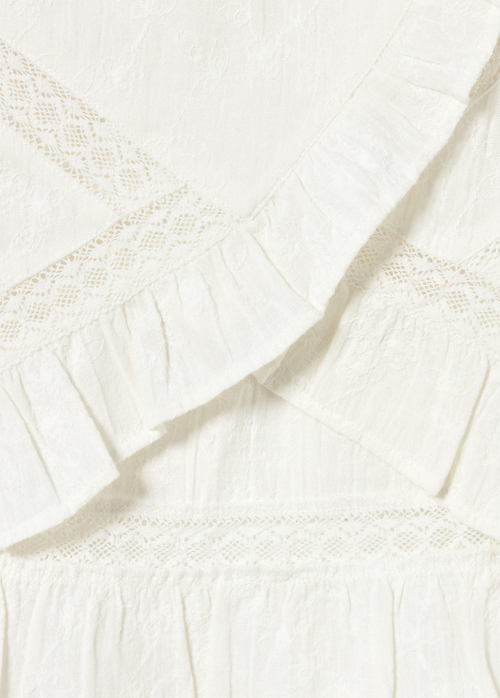 Blusa escote laces