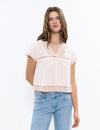Blusa laces semitranspartes