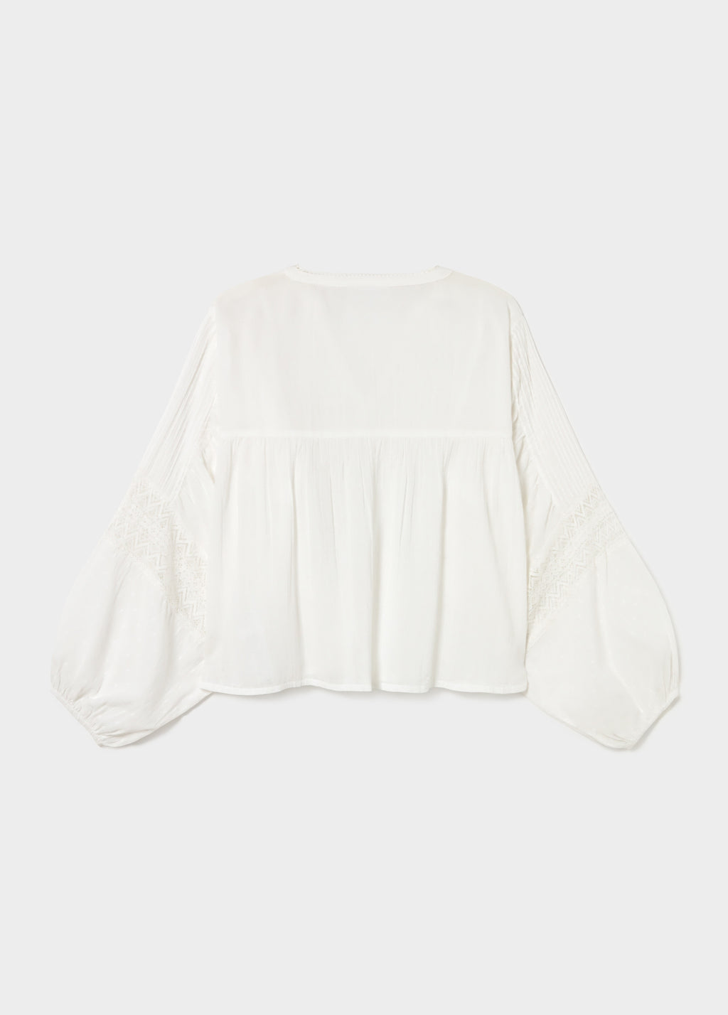 Blouse romantique manches longues